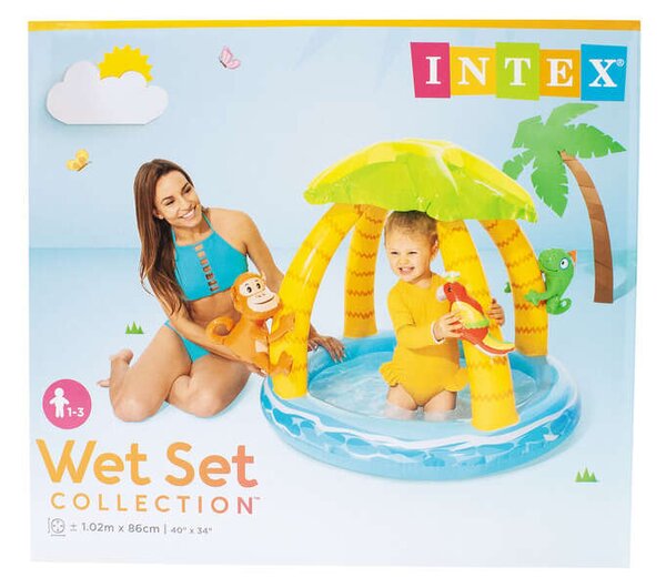 Intex Trópusi sziget Felfújható Gyerekmedence 102x86cm