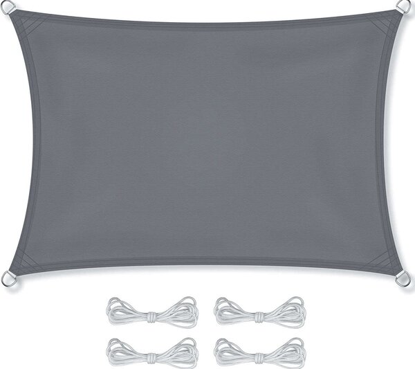 Pepita Deluxe szögletes Napvitorla 2x4m 160g/m2 - Többféle