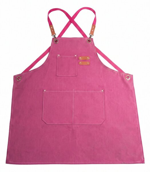 SHP PINKY kötény vászon rózsaszín