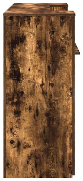 Recepciós pult füstös tölgy 180x50x103,5 cm szerelt fa