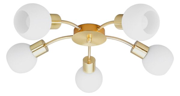 Mennyezeti Lámpa Lindby, ELAINA, dimmable, Arany / Sárgaréz, Nappali, Fém, Modern