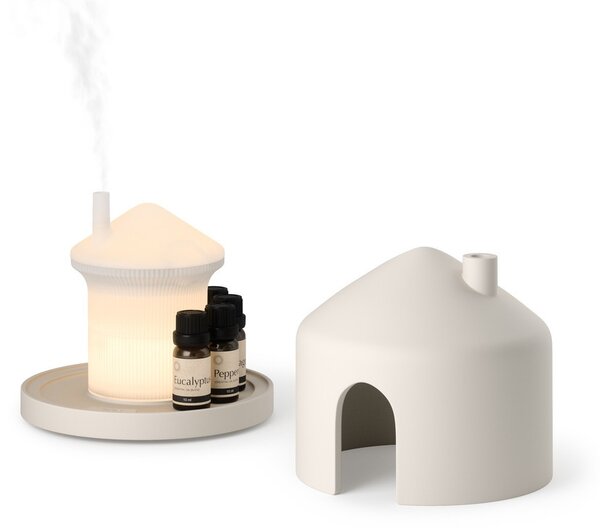 UMBRA Casita Beton Aroma Diffúzor Bézs LED Világítással