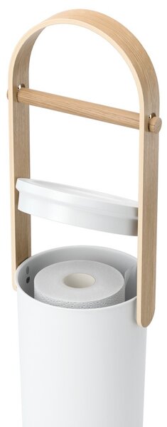 Umbra Bellwood Álló WC-papír Tartó Fehér-Natúr Fa