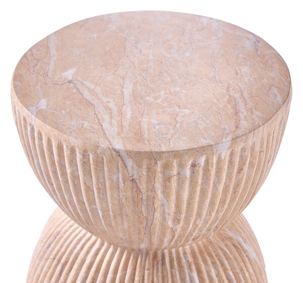 Kisasztal OCCHITO 36 cm 36 cm Bézs márvány