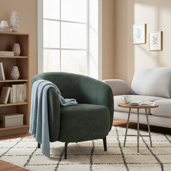 Relax fotel PRESS (zöld + fekete)
