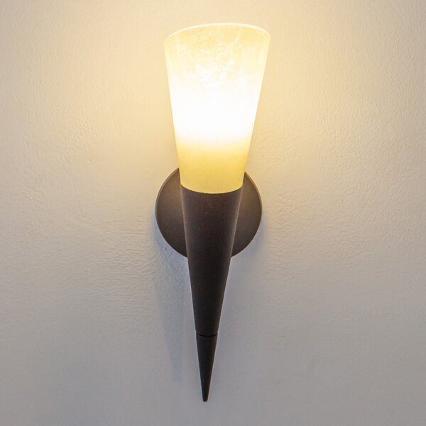 Fali Lámpa Lindby, Alva, dimmable, Barna / Rozsdabarna, Folyosó, Fém, Modern