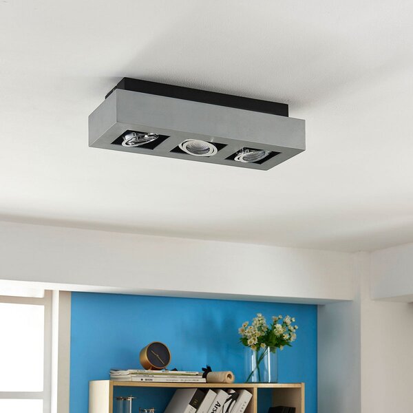 Mennyezeti Lámpa Arcchio, VINCE, dimmable, Szürke, Folyosó, Alumínium, Modern