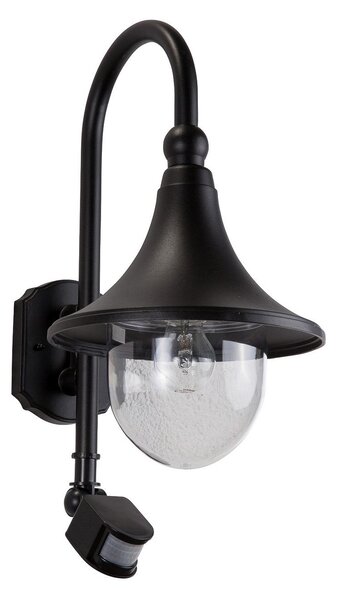 Kültéri Lámpa Lindby, Daphne, dimmable, Fekete, Erkély, Alumínium, Modern