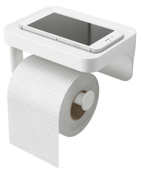 Umbra Flex Fehér WC-papír Tartó Polccal
