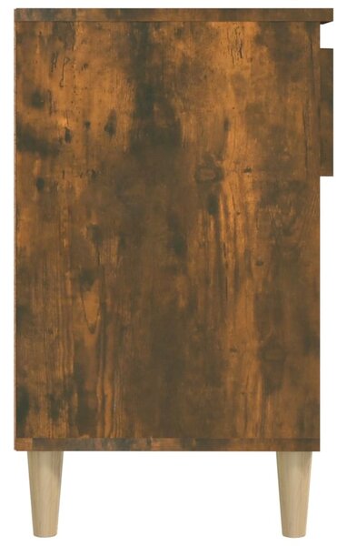 Füstös tölgy színű szerelt fa cipősszekrény 102 x 36 x 60 cm