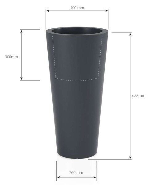 Designerska donica monumo habana biała