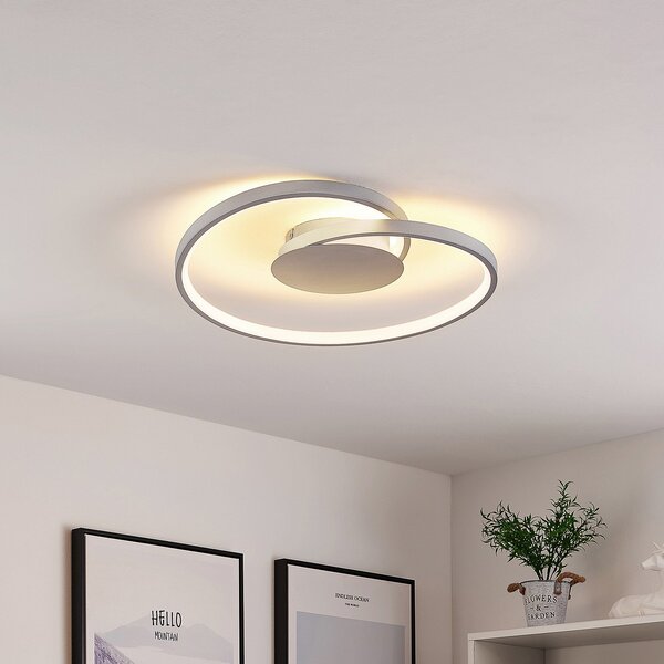 Mennyezeti Lámpa Lucande, Enesa, dimmable, Fémes, Hálószoba, Fém, Modern
