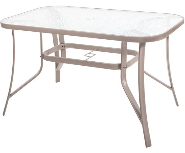 Springos kerti Asztal 120x70x70cm - Szürke