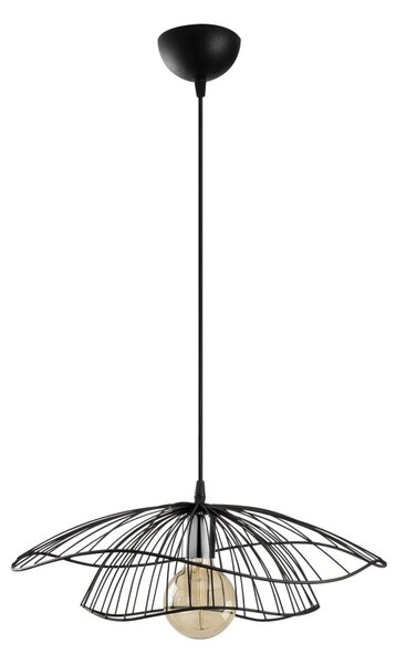 Tel 6500 fekete fém függőlámpa, Ø50 cm
