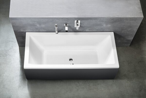 Aqualine Aqualine, NISA téglalap alakú kád 170x80x42cm, fehér, A1780