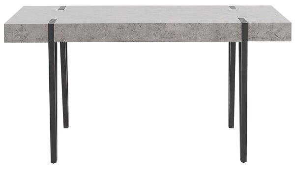 Étkezőasztal ADENA Szürke betonhatás 150 cm 90 cm