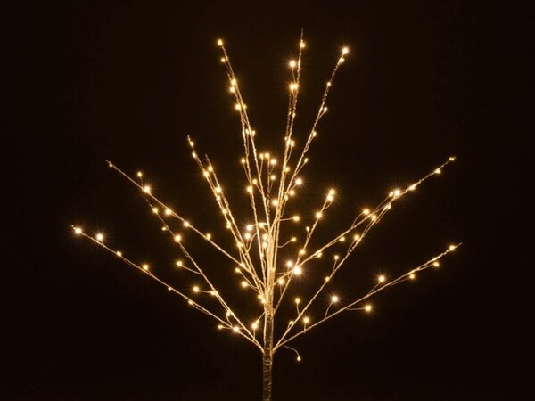 Világító karácsonyfa SILVER GLOW 56×56×100 cm, ezüst