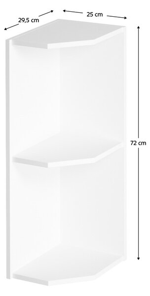 Felső konyhai polc G25PZ Aurelia (fehér)