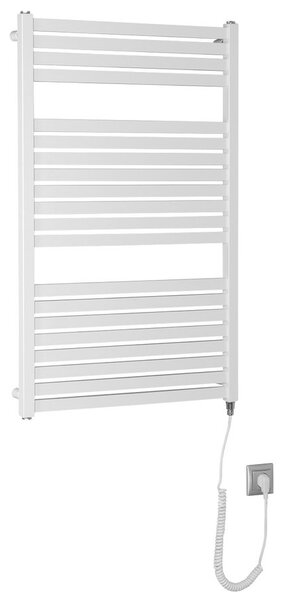 Aqualine Aqualine, TONDI-E elektromos fűtőtest, egyenes, 600x970 mm, 400W, fehér, DE460T