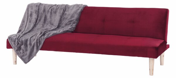 Szétnyitható kanapé Adil (bordó)