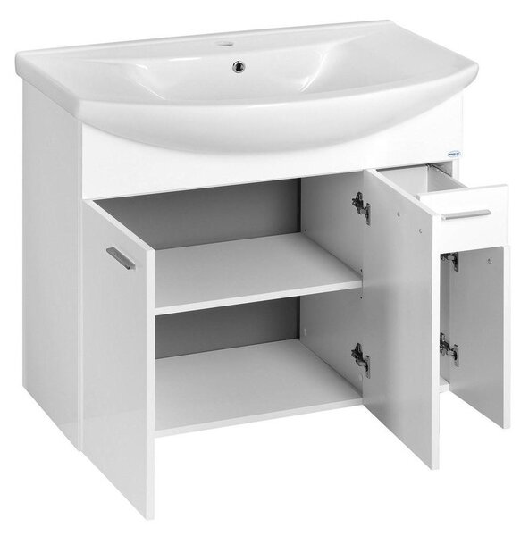 Aqualine Aqualine, ZOJA mosdószekrény 82,8x74x34,3cm, fehér, 51083A