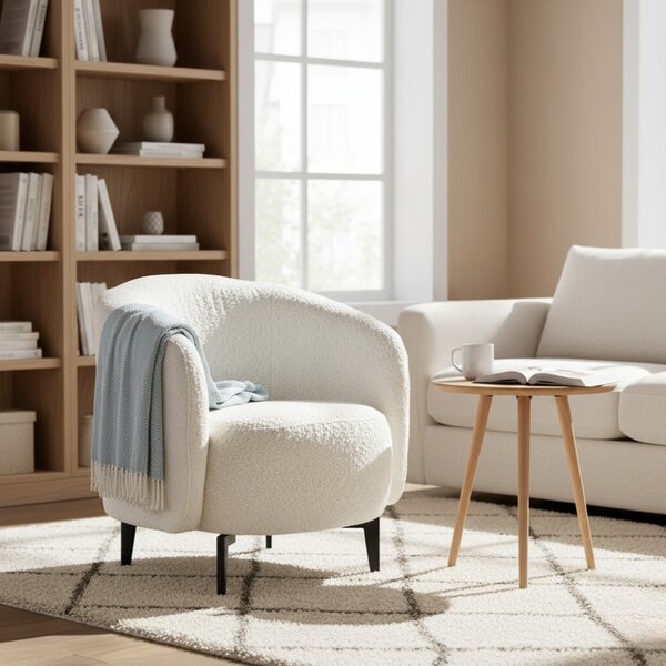 Relax fotel PRESS (fehér + fekete)