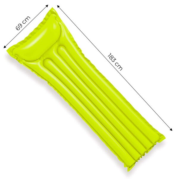 Felfújható úszómatrac 183x69 cm zöld - 59703 intex