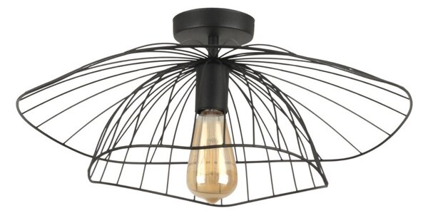 Mantar 6500-P fekete fém függőlámpa, Ø52 cm