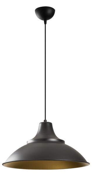 Sağlam 3732 fekete-arany fém függőlámpa, Ø44 cm