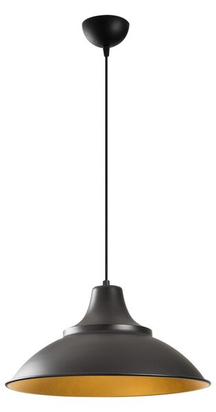 Sağlam 3732 fekete-arany fém függőlámpa, Ø44 cm