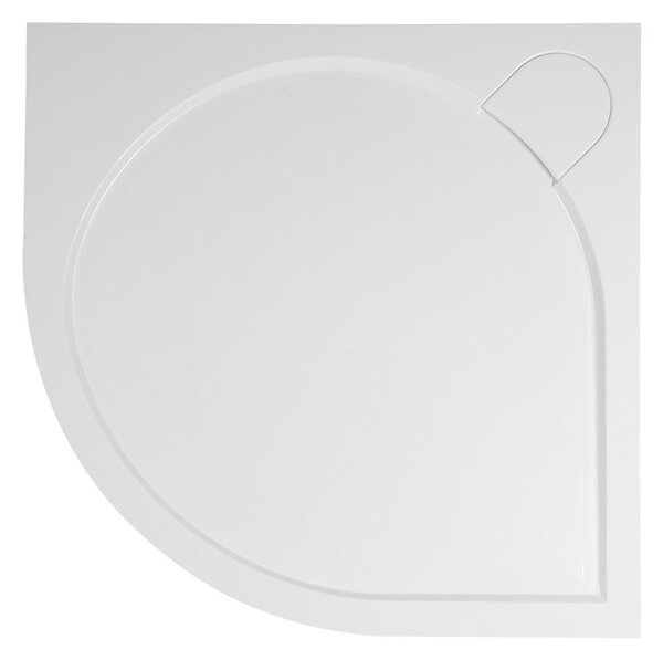 Gelco Gelco, ARCA öntött márvány zuhanytálca, negyed kör, 90x90x3 cm, R550, PA559