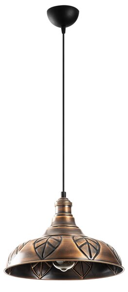 Sağlam 3714 réz fém függőlámpa, Ø32 cm
