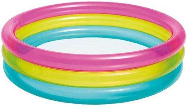 Intex Rainbow 86x25cm felfújható baba Medence (57104NP_)