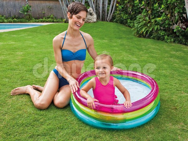 Intex Rainbow 86x25cm felfújható baba Medence (57104NP_)