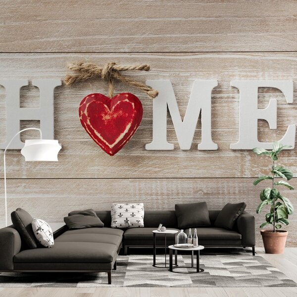 Tapéta Home felirattal
