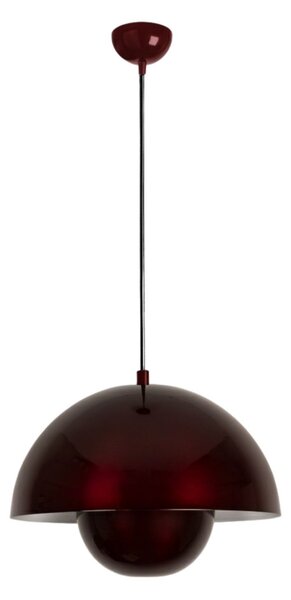Eylul 15680-30-B bordó fém függőlámpa, Ø30 cm