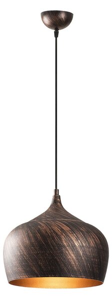 Sağlam 3761 réz-arany fém függőlámpa, Ø28 cm