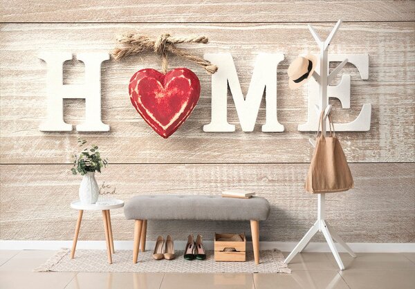 Tapéta Home felirattal