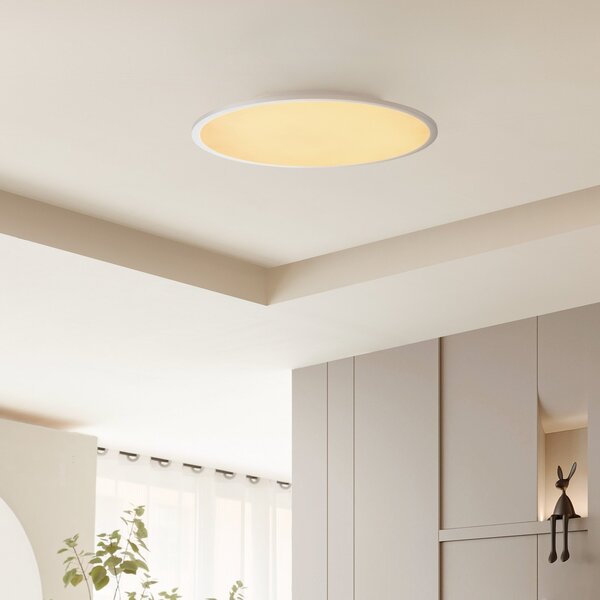 Mennyezeti Lámpa Lindby, Narima, dimmable, Szürke, Konyha, Műanyag, Modern