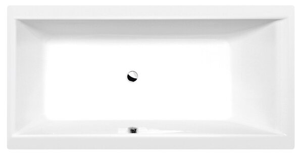 Polysan, CLEO téglalap alakú kád 180x90x48cm, fehér, 13111