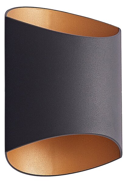 Fali Lámpa Arcchio, Vilja, dimmable, Fekete, Folyosó, Fém, Modern