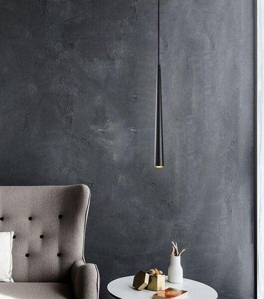 Uğur 6071 fekete fém LED függőlámpa