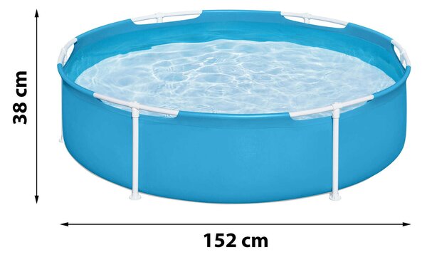 Bestway Fémvázas gyerekmedence - 152x38 cm - Kék