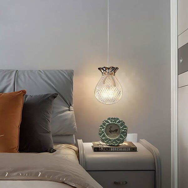 Függesztett mennyezeti lámpa LHJ107-1CP light rose gold