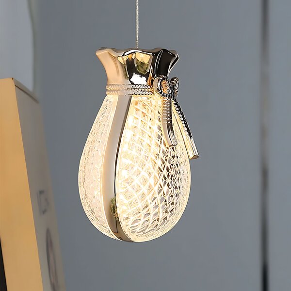 Függesztett mennyezeti lámpa LHJ107-1CP light rose gold