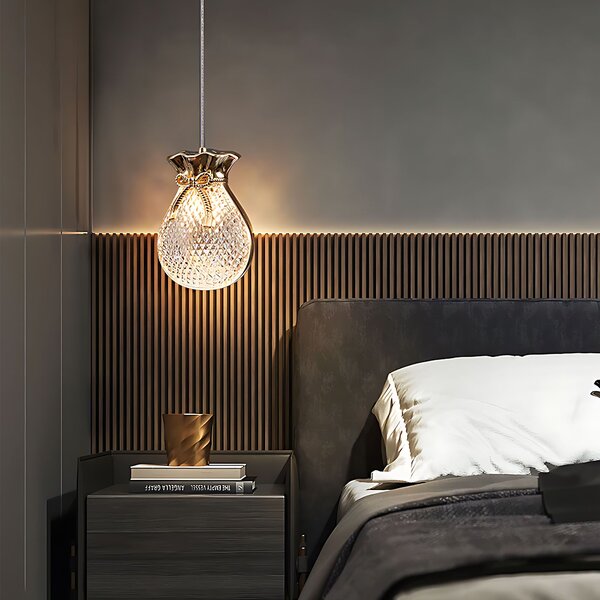 Függesztett mennyezeti lámpa LHJ107-1CP light rose gold