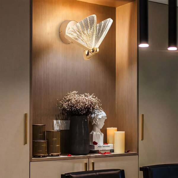 FALI LÁMPA LED LHJ104-1W LIGHT ROSE GOLD