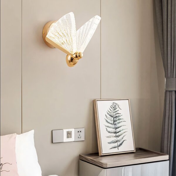 FALI LÁMPA LED LHJ104-1W LIGHT ROSE GOLD