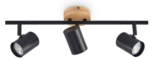 Mennyezeti Lámpa Lindby, Xiomara, dimmable, Fekete, Nappali, Fém, Modern