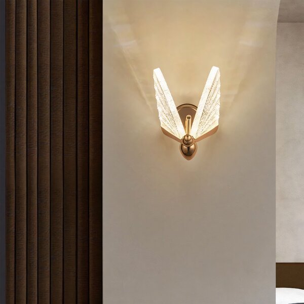 FALI LÁMPA LED LHJ104-1W LIGHT ROSE GOLD